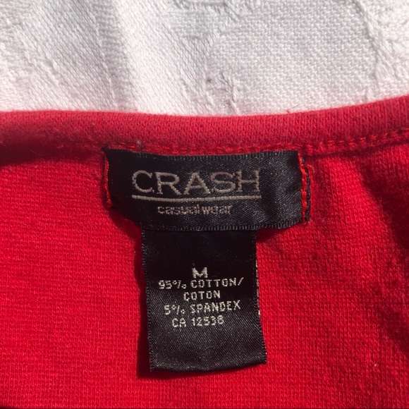 Beautiful red thrifted red wrap top - Picture 3 of 5